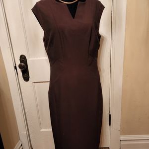 Burgundy dreess ,necklace not included